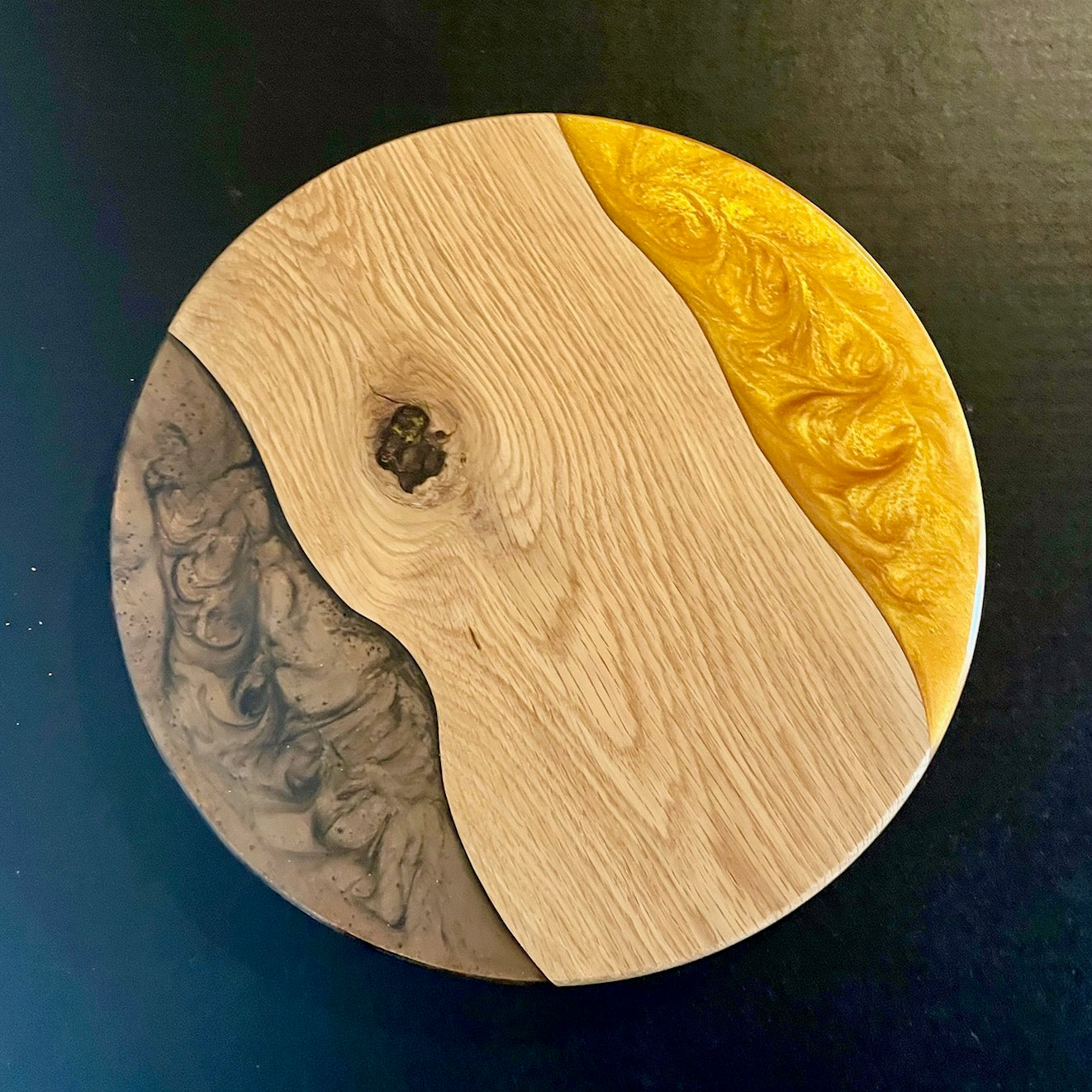 Resin & Wood Lazy Susan