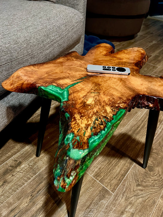 5-Pointed Live Edge End Table