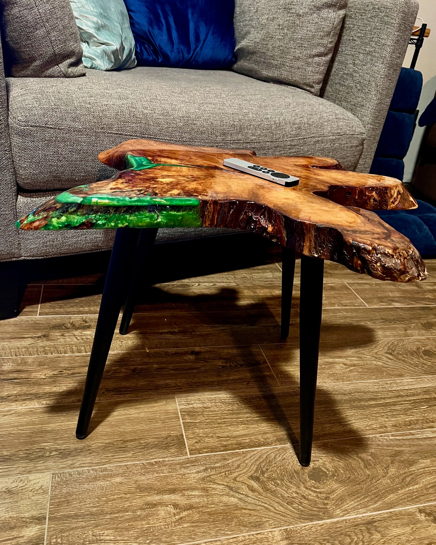 5-Pointed Live Edge End Table