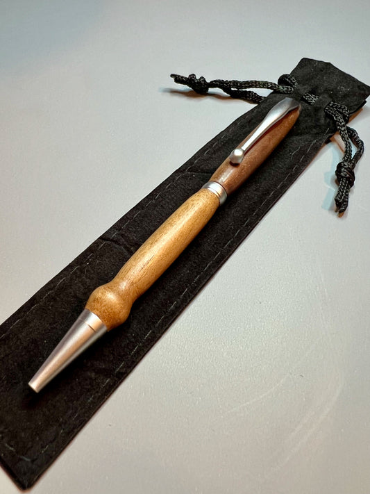 Walnut / Satin Pearl Pen