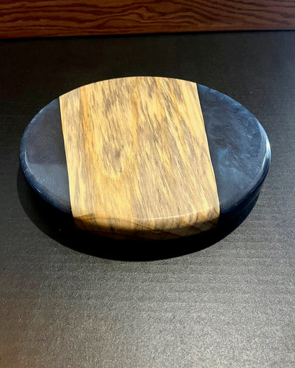 Resin & Wood Compact Lazy Susan