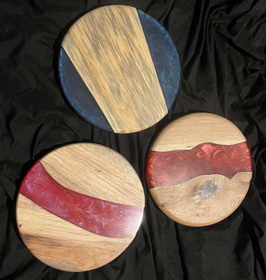 Resin & Wood Compact Lazy Susan